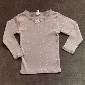 Girls H&M 12-18 months long sleeve shirt.
